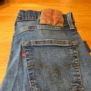 Mens Levi 513 jeans W29 L32
